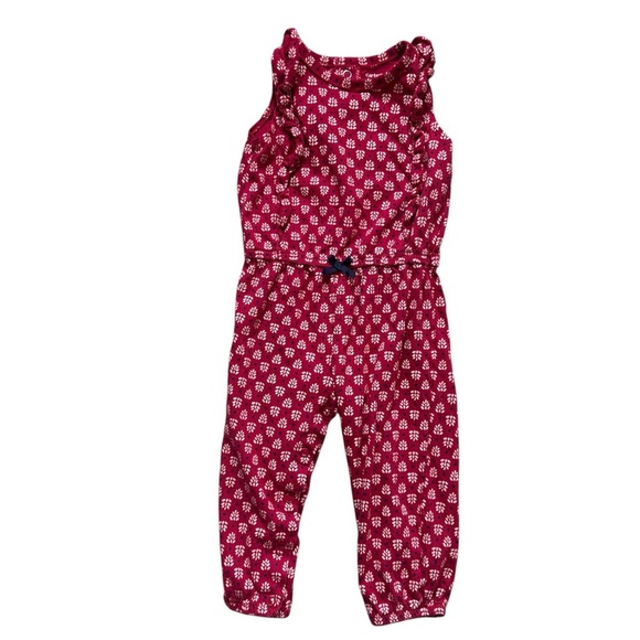 Carter's Other - Carter's Red Jumpsuit Playful Polka Dot Design